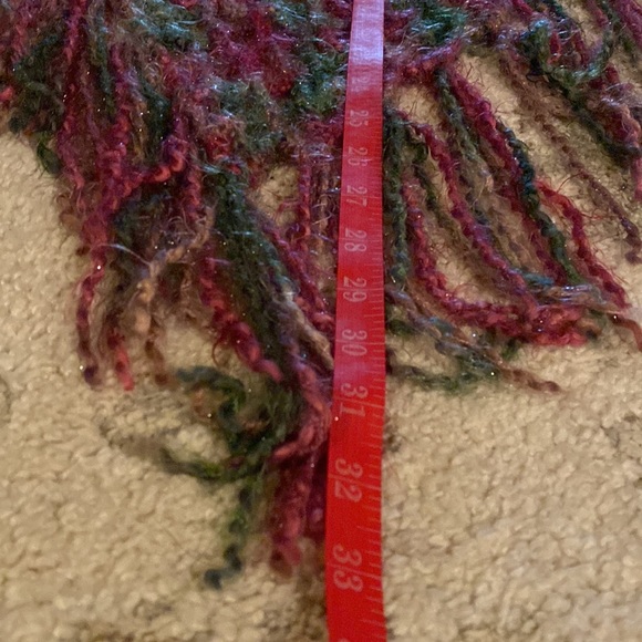 Bohemian sparklyCrochet scarf - Picture 9 of 11